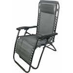 Chaise longue siesta pliante multipositions gris