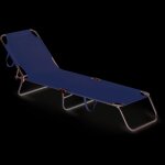 Lit de camp pliable majorca en acier et pvc 600d couleur beige