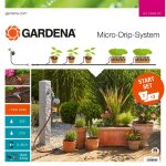 Gardena - kit d'arrosage goutte - � - goutte pour plantes en pots + programmateur (13002 - 20).