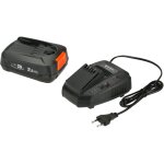 Gardena kit de d�marrage power for all. 1 batterie li - ion pba 18 v / 2, 5 ah + 1 chargeur rapide al ...