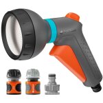 Gardena pistolet d?arrosage classic avec n�cessaire de base ? jet pluie doux