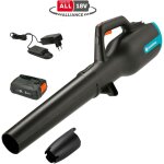Gardena - souffleur powerjet 18v power for all. pr�t � l'emploi avec outil, batterie et chargeur inclus. ...