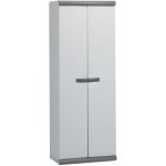 Armoire  balais gardiun tavira 2 62, 5x39x169 cm en rsine 3 tagres supportant 10 kg armoire haute ...