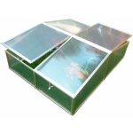 Gardiun - serre de jardin jaca ii  deux pans 108x108x40 cm polycarbonate transparent