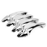 Garniture de couvercle de poign�e de porte de galvanoplastie de chrome de voiture de 8 pi�ces pour ford ...