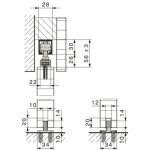 Garniture junior 40 z - garniture : kit avec rail de 2 ml - hawa