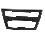 Garniture de panneau de cd de console centrale en fibre de carbone pour bmw x1 f48 2016 - 2019
