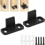 Garniture de porte coulissante, rails de plancher de porte de grange, pi�ces de quincaillerie de rail ...