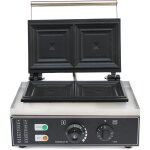 Gaufrier - appareil � croque - monsieur - 1500 w - contr�le de la temp�rature r�glable - rectangle � ...