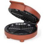 Gaufrier coeur 1000w rouge - livoo - dop255r