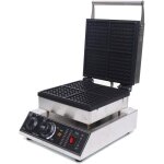 Gaufrier professionnel avec plaques de cuisson antiadh�sives, pour c?urs belges, avec bo�tier en acier ...