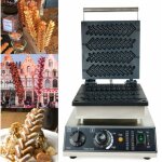 Gaufrier gaufrier professionnel pole antiadhsive gaufrier  base de paille de bl 1700 w