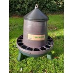 Gaun - mangeoire volailles  pieds en plastique recycl eco 4kg