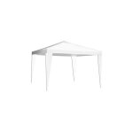 Gazebo en acier oasis avec tissu poly�thyl�ne blanc mt. 3x2