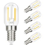 Gbly - lot de 4, ampoules led e14 blanc chaud - lampes vintage t22 led 2w, douille r�tro edison, 2700k ...