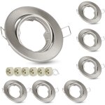 Gbly - lot de 6 spots encastrables gu10 cadre d'encastrement - douilles gu10 cadre d'clairage encastr ...