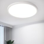 Lampe de plafond led lampe de plafond plate - 18cm lampe de salle de bain 15w clairage de plafond lampe ...