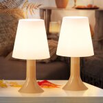 Lampe de table , lampe de chevet avec cble, lot de 2 petites lampes e14, style campagnard moderne, pour ...