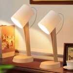 Lampe de table , lampe de chevet avec câble - 37, 4 cm lampe de table 2 pièces, petite lampe e14, brun, ... Lampe de table , lampe de chevet avec câble - 37, 4 cm lampe de table 2 pièces, petite lampe e14, brun, ...