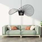 Gbly lustre suspension , lampe suspendue cr�ative en forme de chapeau, r�tro led salon lustre for int�rieur ...