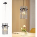 Gbly pendelleuchte table � manger 1 flamme lampe suspension noire e27 verre � 16 cm lampe salle � manger ...
