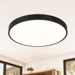 Plafonnier led ultra plat 28mm, platine led 17w int�gr�e, 4000k moderne plafonnier led ip44 imperm�able, ...