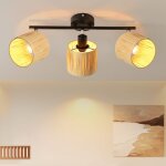 Spots de plafond 3flammes lampe de plafond couloir - lampe de plafond vintage spots de plafond noirs ...