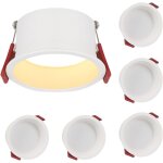 Gbly spots led encastrables spots encastrs salle de bain - 3000k blanc chaud lampe de salle de bain ...