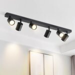 Spot plafond, plafonnier - gu10 - noir - moderne - �clairage int�rieur - salon i chambre i cuisine i ...