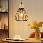 Suspension luminaire suspension vintage - lampe de salle  manger noire suspension de salle  manger ...