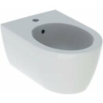 Icon bidet mural avec trop - plein, forme ferm�e, blanc, - geberit