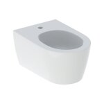 Geberit - one - bidet suspendu, 540x370 mm, trop - plein cach, trou pour robinetterie, keratect, blanc ...
