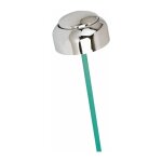 Bouton poussoir geberit pour m�canisme de chasse type 220, simple touche, chrom� brillant