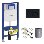 Pack bati - support geberit duofix up320 + plaque de commande sigma20 noire ( - h)