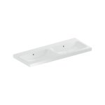 Geberit icon light lavabo double, 120 cm x 48 cm, sans trou pour