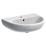 Geberit - lavabo 55x44 cm blanc brillant selnova - senza colonna