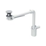 Lavabo match0 152072211 � 32 mm, avec clapet ext�rieur � commande par levier, chrom� brillant - geberit ...