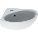 Geberit - lave - mains d'angle bastia 45. 5x40cm - blanc