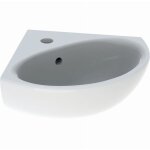 Geberit - lave - mains d'angle bastia 45. 5x40cm - blanc