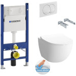 Pack wc bati - support geberit duofix + wc sans bride vitra sento smoothflush + abattant softclose + ...