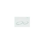 Plaque de commande double touche geberit kappa 20, blanche