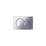 Plaque de dclenchement double touche sigma 01 chrom brillant, compatible bti sigma duofix up 320 et ...