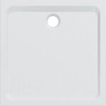 Geberit - receveur melua extra - plat carr� � poser ou � encastrer 90x90 blanc