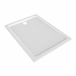 Geberit - receveur melua extra - plat rectangulaire � poser ou � encastrer 120x80 blanc