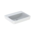 Geberit renova plan, lavabo, 60x48 cm, sans trou pour robinet,