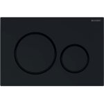 Sigma20 plaque de dclenchement double touche noir brillant, contour noir mat (115. 882. dw. 1) - geberit ...