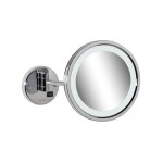Geesa - miroir miroir grossissant led éclairage 1 bras 3x agrandissant ø 215 mm chrome Geesa - miroir miroir grossissant led éclairage 1 bras 3x agrandissant ø 215 mm chrome