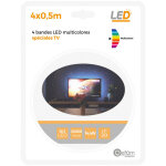 Gefom - 4 bandes led tv 2x50 cm r�glable avec t�l�commande prise usb 14, 4w