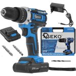 Geko perceuse performante 21v avec 2 batteries 2ah
