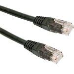 Gembird - cordon de raccordement cat. 5e utp 3 m pp12 - 3m noir (pp12 - 3m / bk)